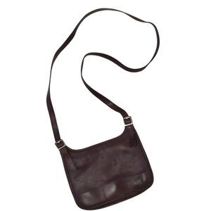 Vintage Coach 9142 Brown Glove-Tanned Leather Mini Crossbody Bag USA Made